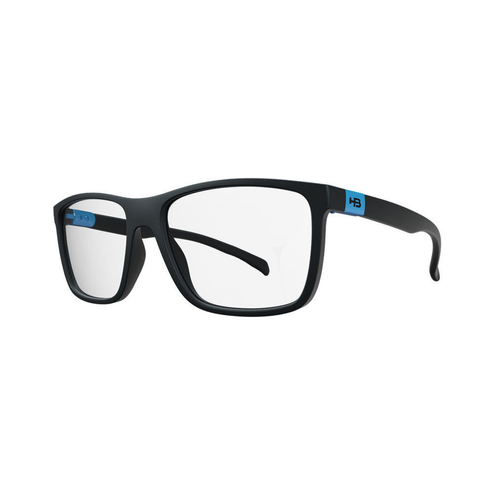 Óculos de Grau HB Teen Polytech M 93146 M. Black D. Blue Lente 5,0 Cm - Loja HB