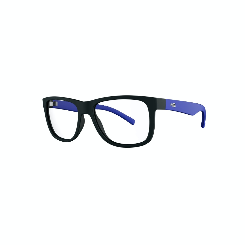 Óculos de Grau HB Teen Ozzie Black Matte Blue Lente 4,8 Cm - Loja HB