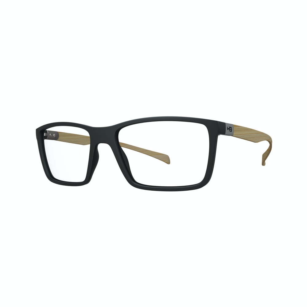 Óculos de Grau HB Polytech M 93136 Matte Black/ Wood - Loja HB