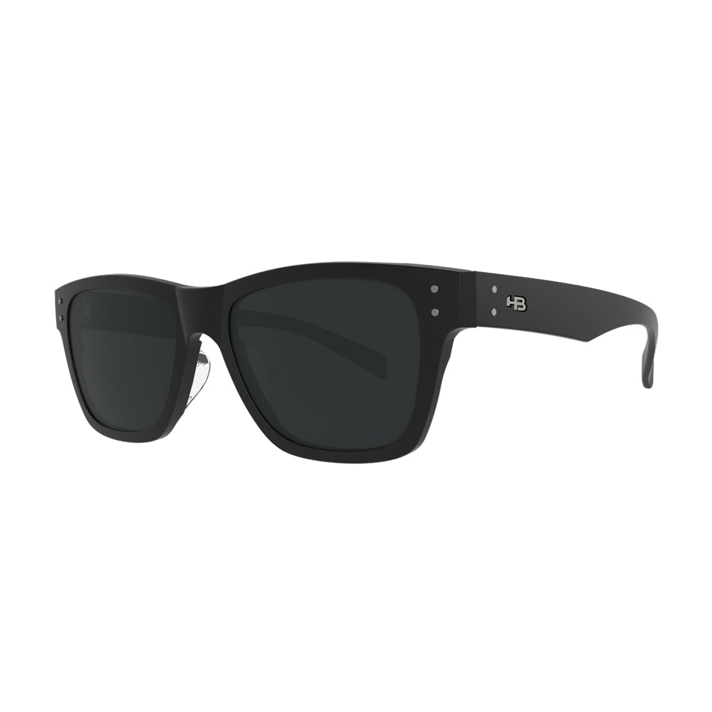 HB Foster Matte Black/ Polarized Gray - Solar - Loja HB