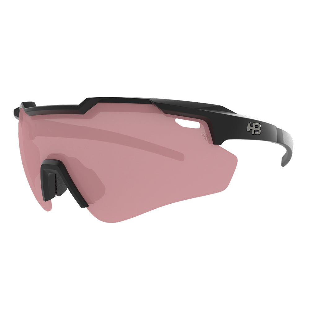 Óculos de Sol HB Low Light Shield Evo 2.0 Matte Black/ Amber - Loja HB