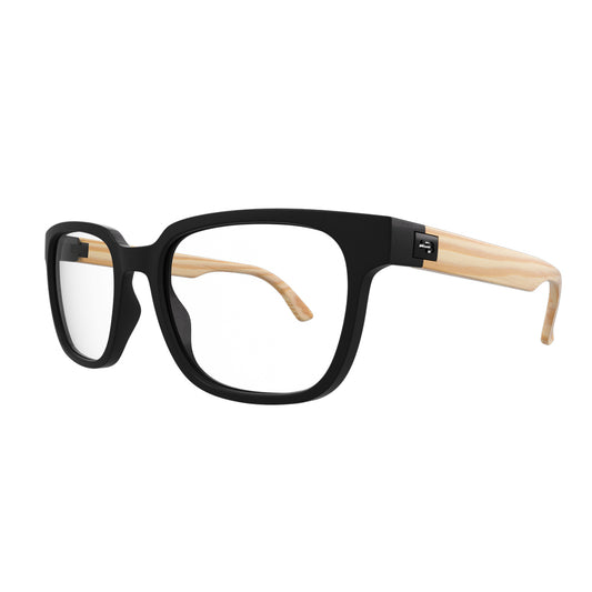 Armação de Grau HB 0449 Matte Black Wood - Lente 5,2 cm - Loja HB