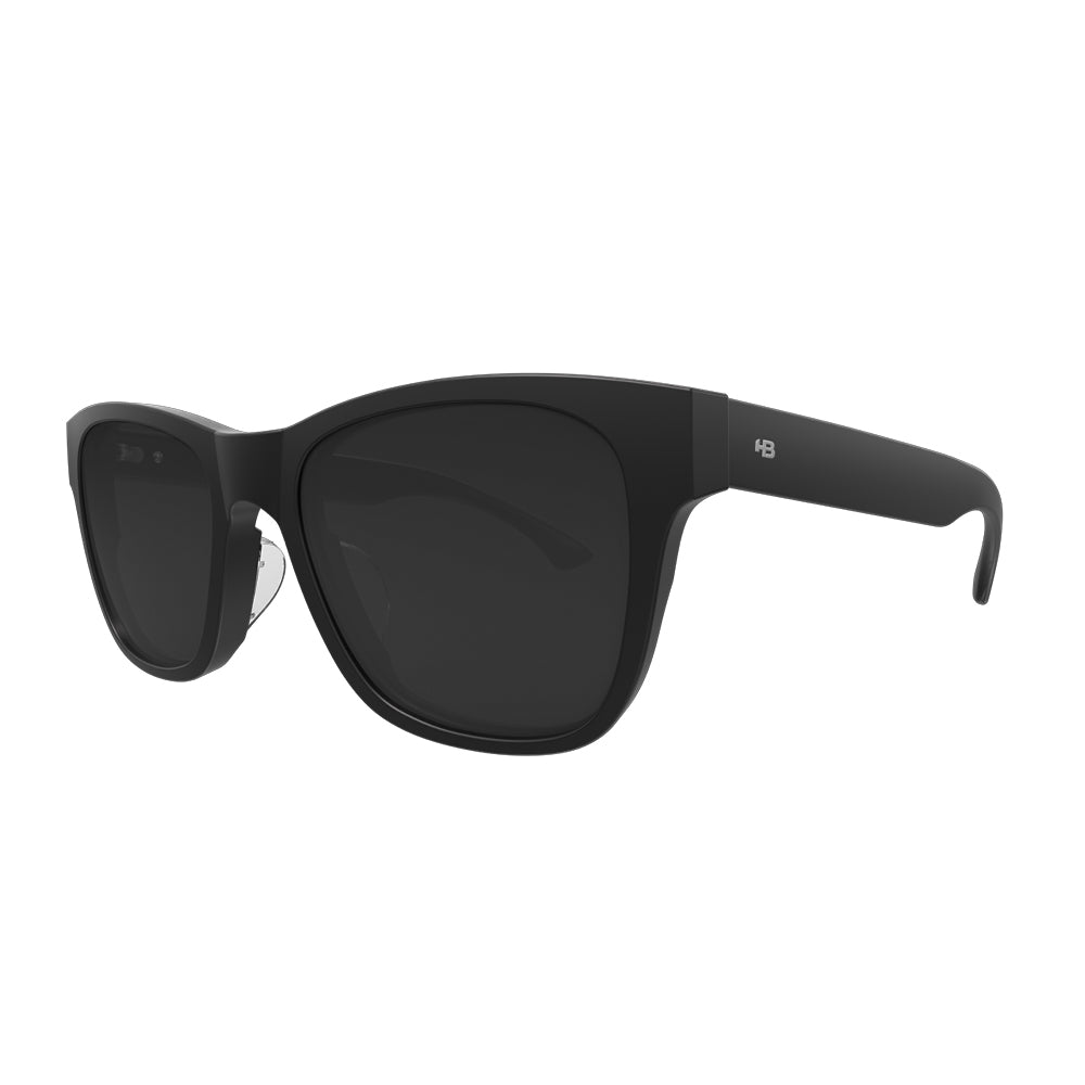 Óculos de Sol HB Sultan Matte Black/ Gray Polarized Lente 5,3 cm - Loja HB