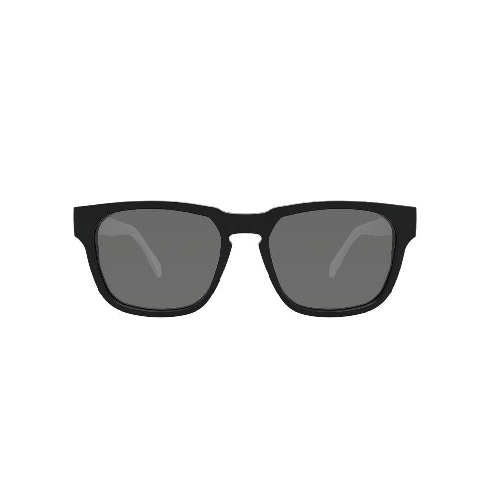 Óculos de Sol HB Lead Retangular Matte Black/ White Silver - Solar - TAM 53 mm - Loja HB