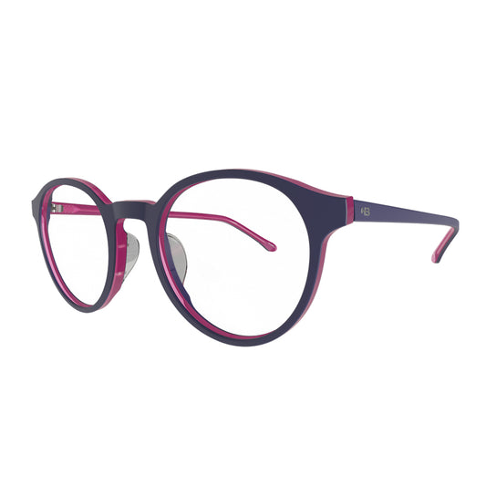 Armação de Grau HB 0487 Matte Steel Blue/ Pink Lente 4,7 cm - Loja HB