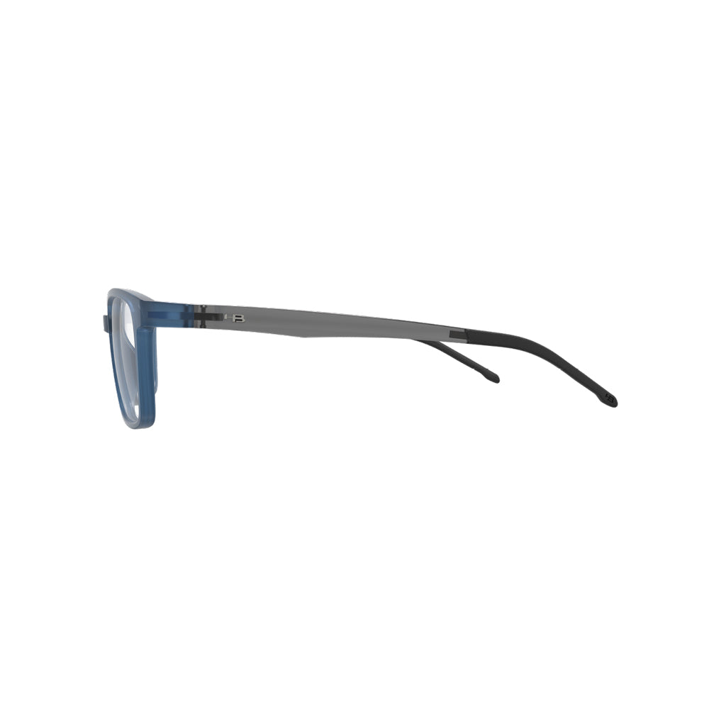 Óculos de Grau HB 0491 Retangular Matte Ultramarine/Onyx - Grau - TAM 51 mm - Loja HB
