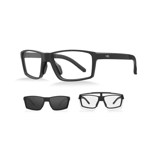 HB Presto 2.0 Clip on Matte Black Gray/ Photochromic - Grau - 56 mm