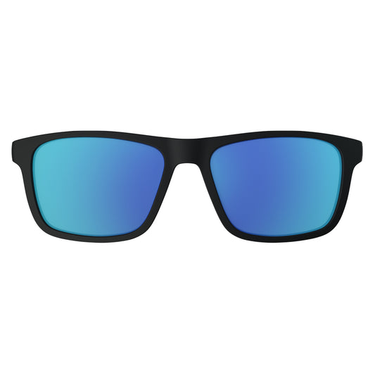 Clip On para Óculos de Grau HB Switch 0351 Matte Black/ Polarized Blue