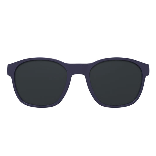 Clip On para Óculos de Grau HB Switch 0448 Matte Navy Polarized Gray