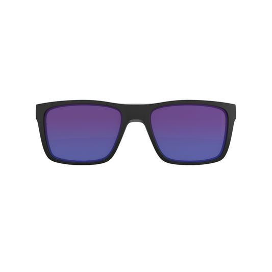 Clip On para Óculos de Grau HB Switch 0472 Matte Black polarized Blue