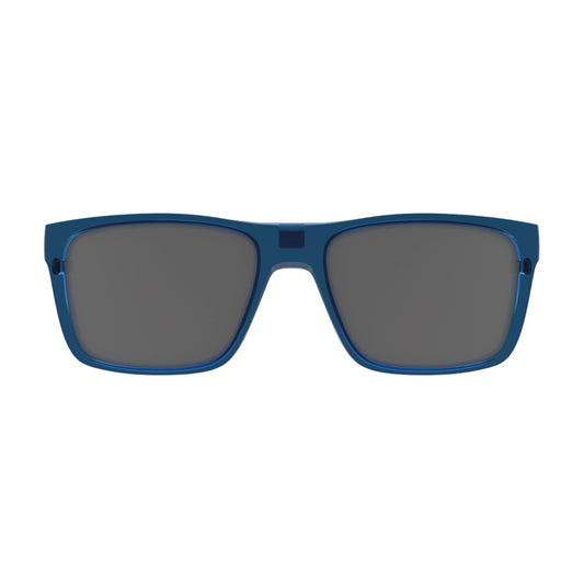 Clip On para Óculos de Grau HB Switch 0472 Matte Navy Blue Polarized Silver