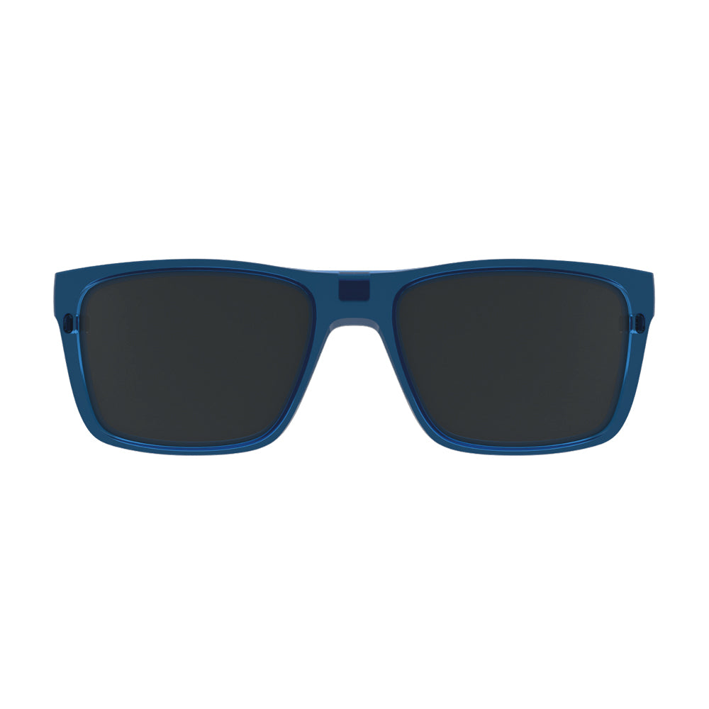 Clip On para Óculos de Grau HB Switch 0472 Matte Navy Blue Polarized Gray