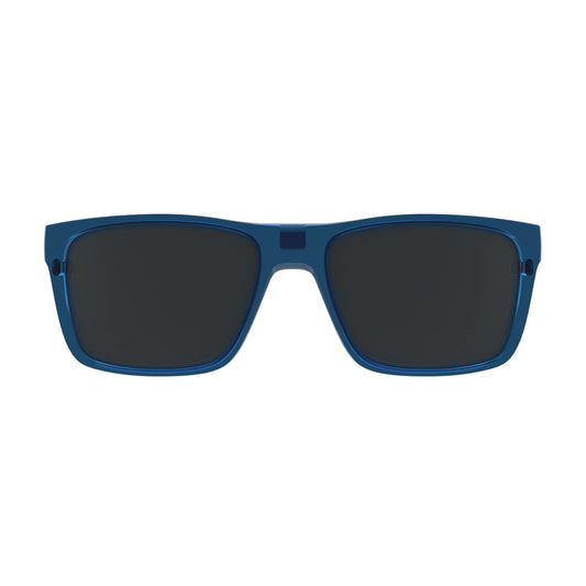 Clip On para Óculos de Grau HB Switch 0472 Matte Navy Blue Polarized Gray