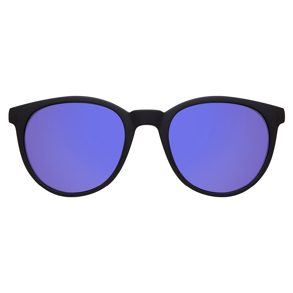 Clip On para Óculos de Grau HB Switch 0253 Matte Black/ Polarized Blue - 4,9 cm - Loja HB