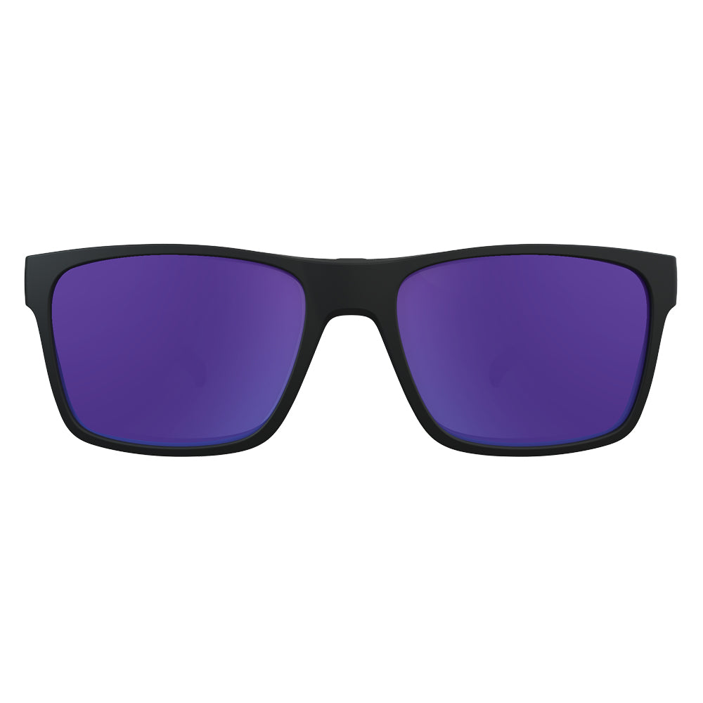 Clip On para Óculos de Grau HB Switch 0339 Matte Black/ Polarized Blue - Lente 5,3cm - Loja HB