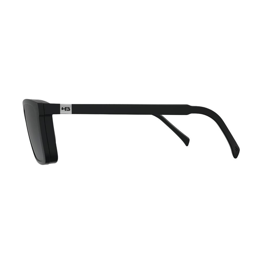 Óculos de Grau HB 0379 Switch Clip On Matte Black/ Polarized Gray - Loja HB