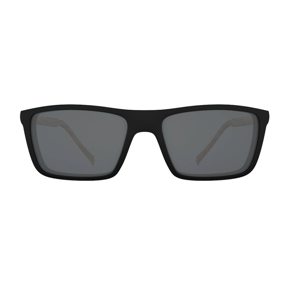 Óculos de Grau HB 0379 Switch Clip On Matte Black Wood/ Polarized Gray - Loja HB