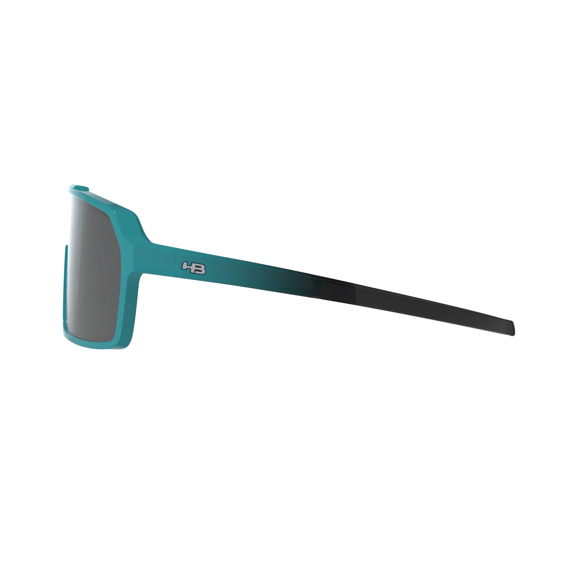 Óculos de Sol HB Grinder M. Turquoise Black/ Silver Espelhado - Loja HB