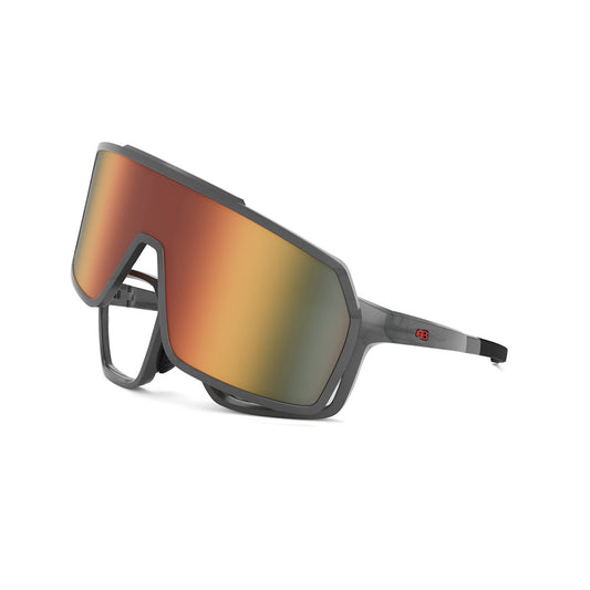 Óculos de Grau HB Presto Clip On Graphene/ Red Orange Chrome - Lente 5,5 cm - Loja HB