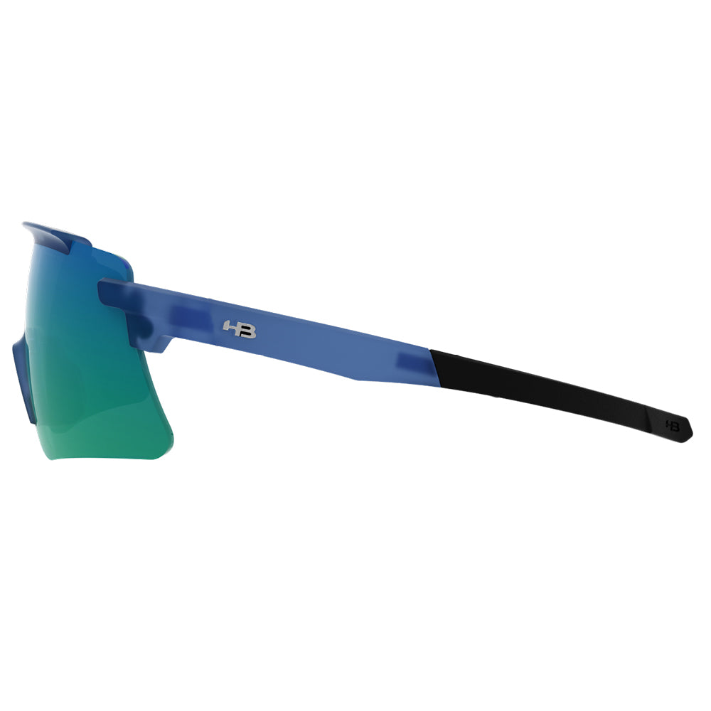 Óculos de Sol HB Apex Wavy Matte Blue/ Green Chrome - Loja HB