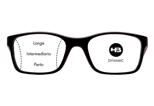 Lente Multifocal HB Vision Dynamic Policarbonato 1.59 com Antirreflexo SHA - Loja HB