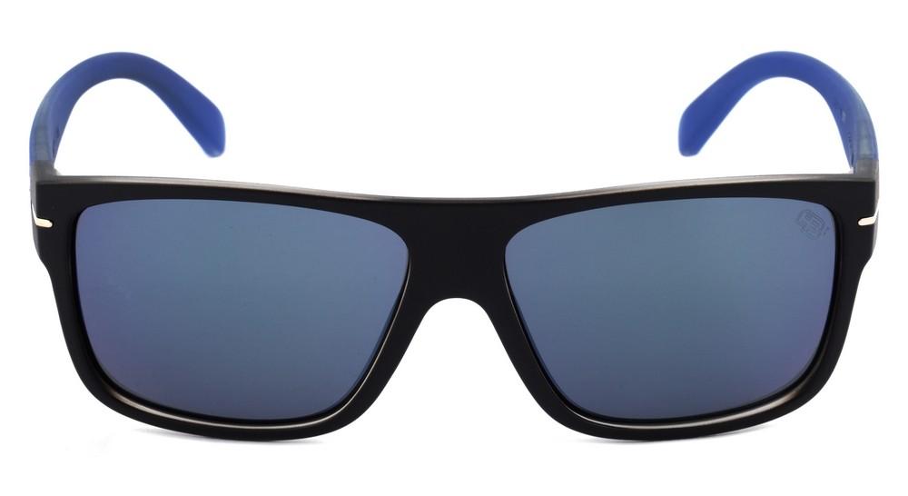 Óculos de Sol HB Would Matte Black/ Blue Espelhado - Loja HB