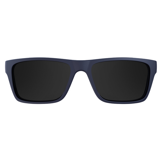 Clip On para Óculos de Grau HB Switch 93160 - Matte Navy/ Polarized Gray - Loja HB